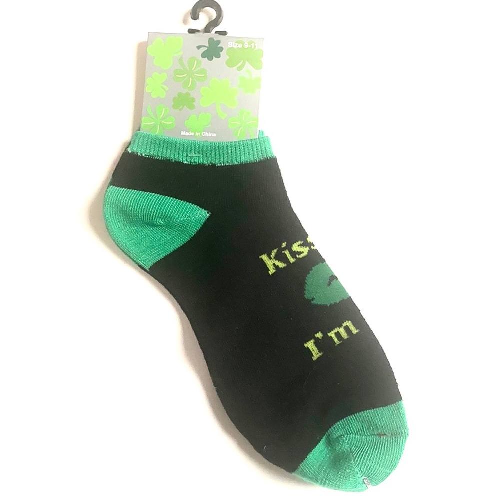 St. Patrick’s Day Ankle Socks Kiss Me I’m Irish
